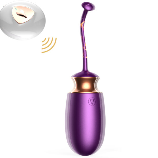 Jajko/wibr Vibrating Silicone Love EGG USB 10 Function / Heating / Voice Control - obrazek 6