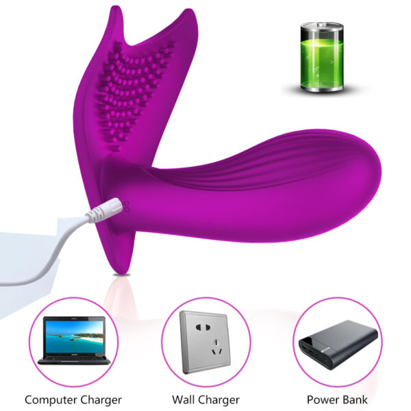 Stymulator Silicone Panty Vibrator USB 10 Function / Heating / Voice Control - obrazek 6