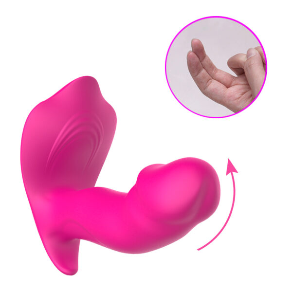 Stymulator Silicone Panty Vibrator and Pulsator USB 10 Function / Heating - obrazek 6