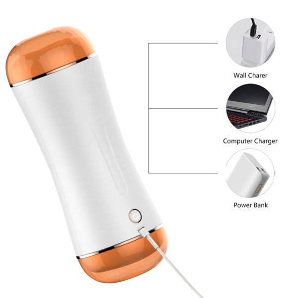 Masturbator   B   Series   Vibrating Masturbation Cup USB 10 function + Interactive Function / Double Ends - obrazek 6