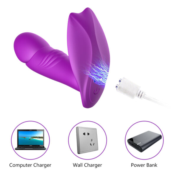 Stymulator   B   Series   Silicone Panty Vibrator USB 7 Function / Heating / Impact function - obrazek 6