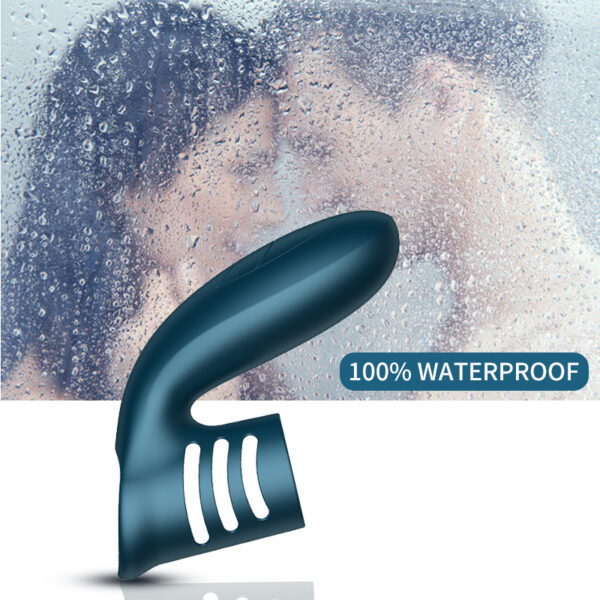 Wibrator Silicone Ring Blue USB 7 Function - obrazek 6