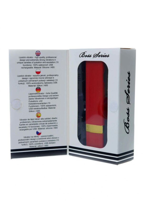 Stymulator Lipstick Vibrator   Red - obrazek 6