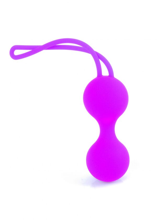 Kulki Silicone Kegal Balls Set   Purple - obrazek 6