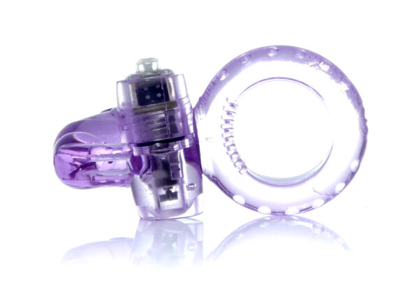 Pierścień Rabbit Vibro CockRing Purple - obrazek 6