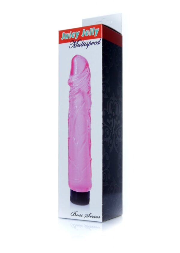 Wibrator Juicy Jelly   Multispeed Pink - obrazek 6