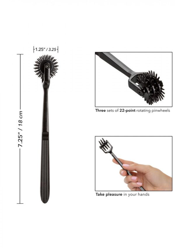Scandal Trio Pleasure Wheel Black - obrazek 6