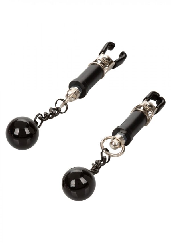 Weighted Twist Nipple Clamps Silver - obrazek 6