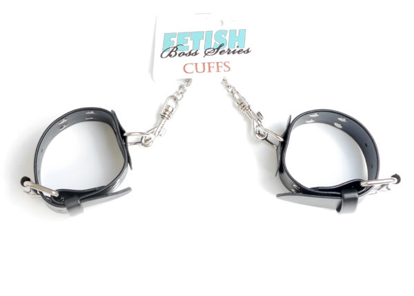 Fetish B   Series Handcuffs with studs 4 cm - obrazek 6