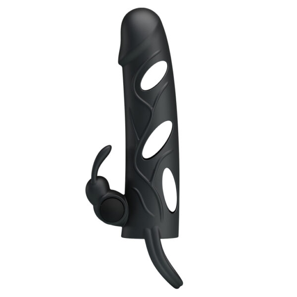 PRETTY LOVE   PENIS SLEEVE WITH BALL STRAP vibration - obrazek 6