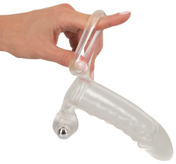 Crystal Clear Vibrating Sleeve - obrazek 6