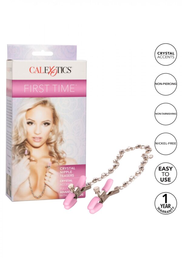 Crystal Nipple Teasers Metal - obrazek 6