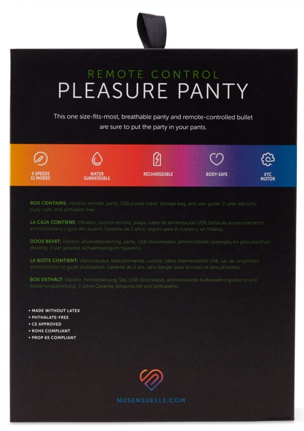 Remote Control Pleasure Panty White - obrazek 6