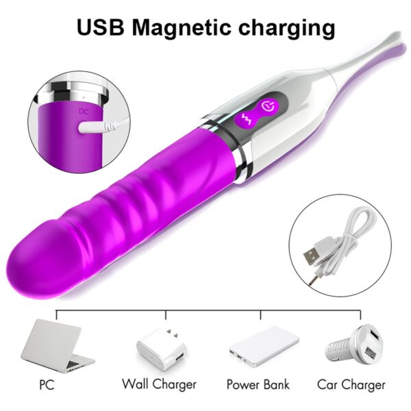 Stymulator  Stimulator clitoris, USB Magnetic charging, 7 Frequency Vibration - obrazek 6