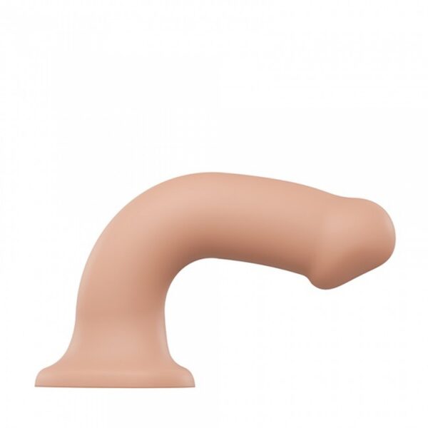 SEMI REALISTIC DUAL DENSITY BENDABLE DILDO VANILLA   XL - obrazek 6