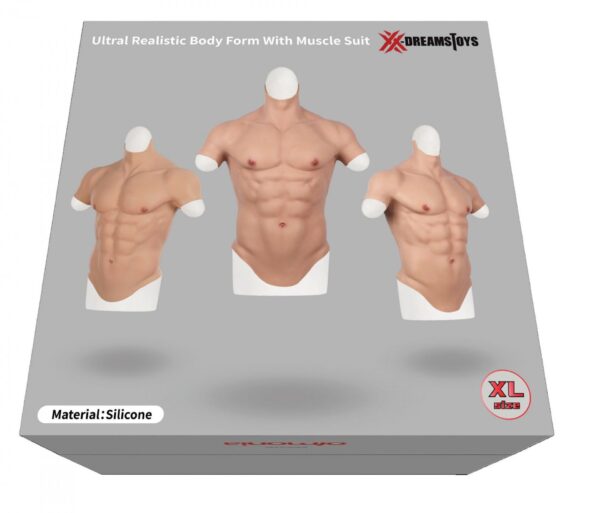XX DREAMSTOYS Ultra Realistic Muscle Suit Men Size XL - obrazek 6