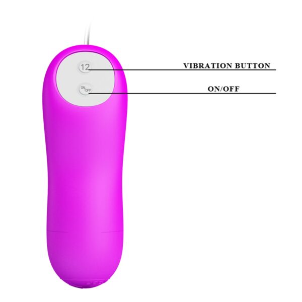 PRETTY LOVE  MINI LOVE EGG, 12 vibration functions - obrazek 6