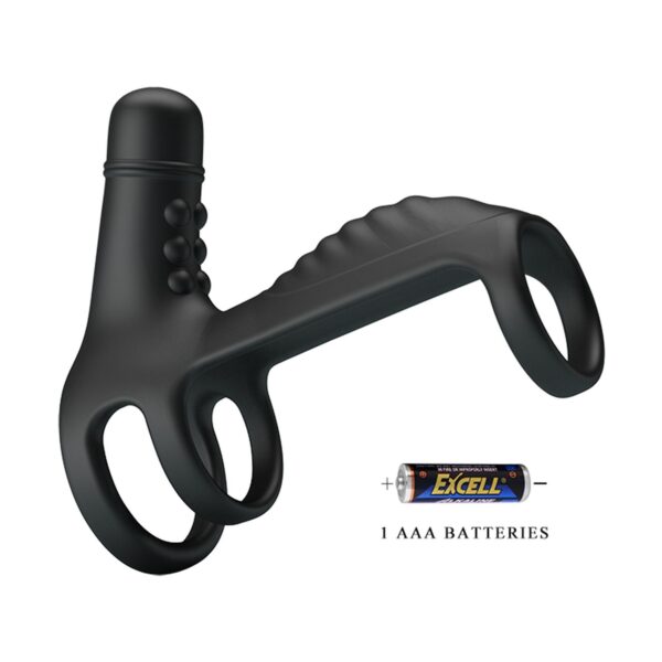 PRETTY LOVE  VIBRATINGPENIS SLING, 10 vibration functions - obrazek 6
