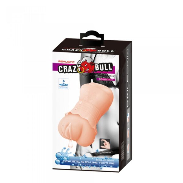 CRAZY BULL  Realistic 3D VAGINA, Water lubricant - obrazek 6