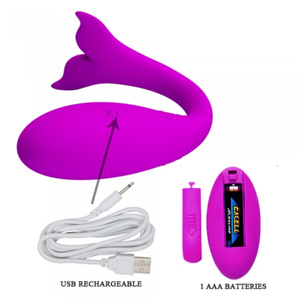 PRETTY LOVE   Jordyn, 12 vibration functions Wireless remote control - obrazek 6