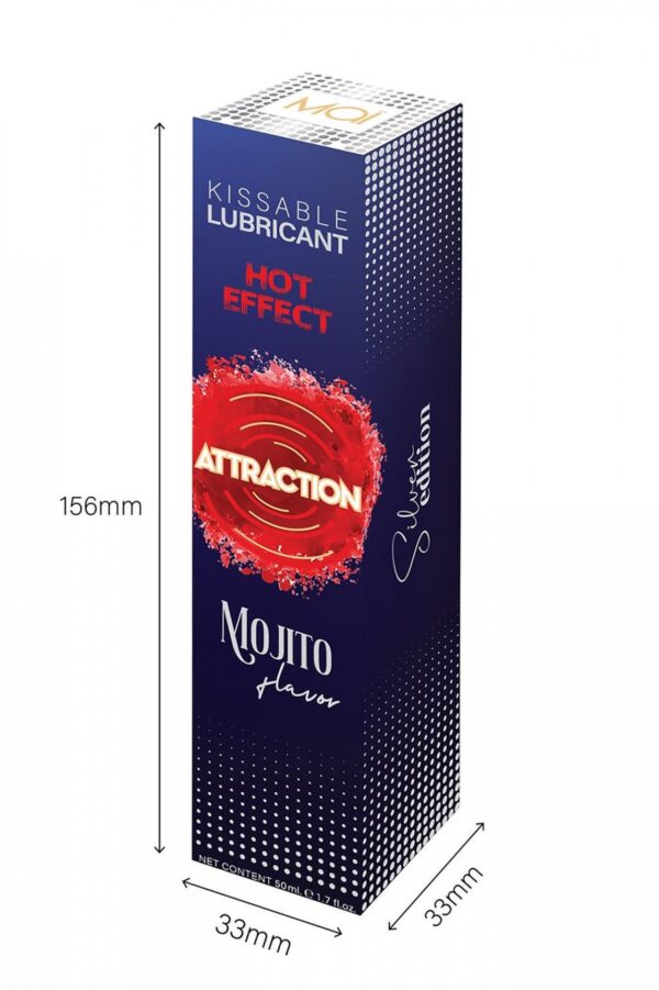 LUBRICANT ATTRACTION HEAT MOJITO 50 ML - obrazek 6