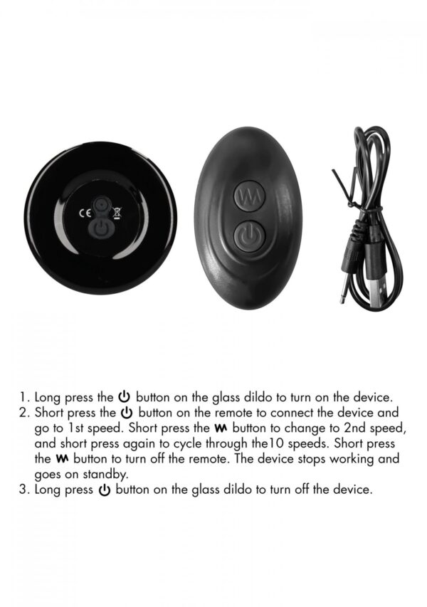 Thumby   With Suction Cup and Remote   10 Speed   Black - obrazek 6