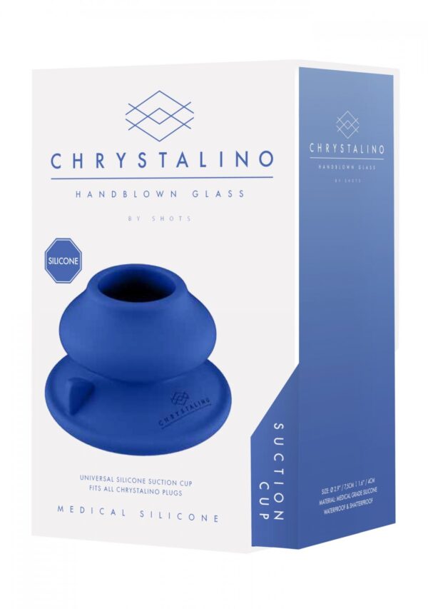Chrystalino   Silicone Suction Cup   Blue - obrazek 6