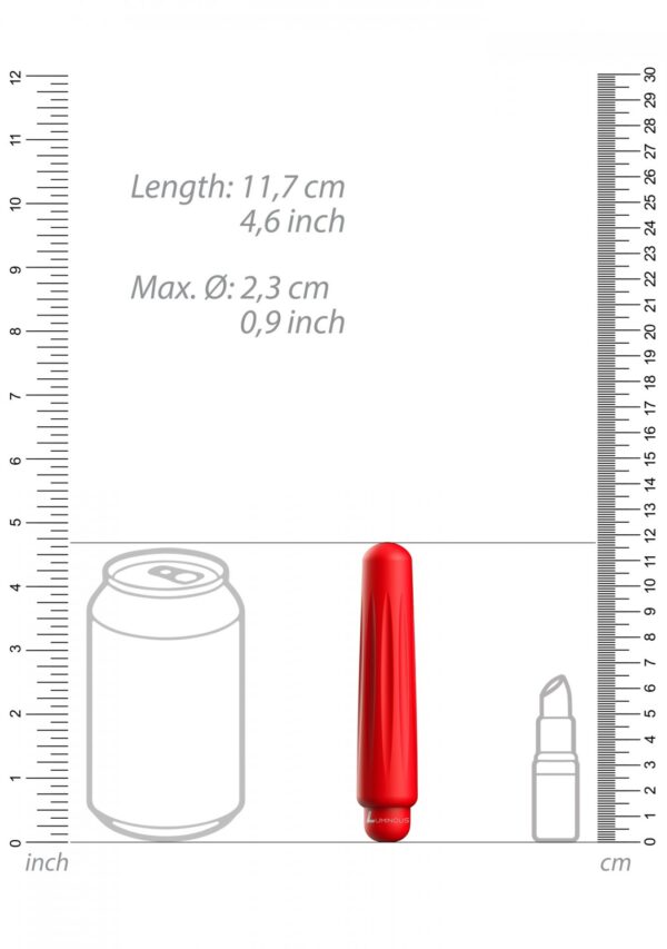 Delia   ABS Bullet With Sleeve   10 Speeds   Red - obrazek 6