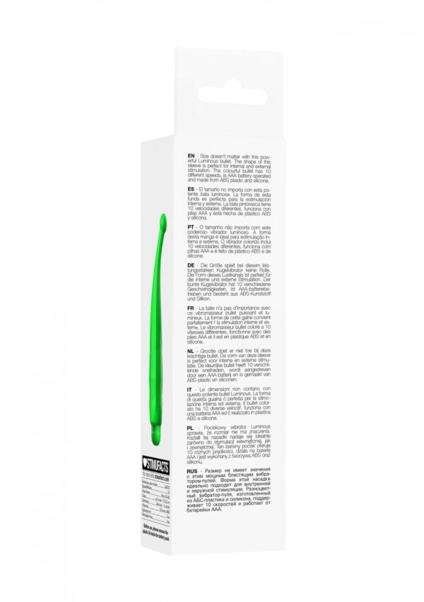 Lyra   ABS Bullet With Sleeve   10 Speeds   Green - obrazek 6