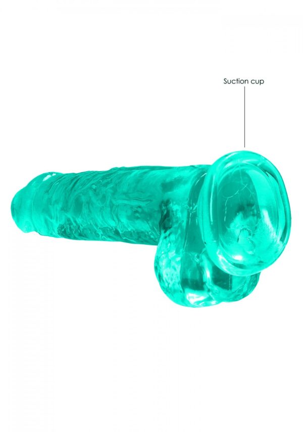 Realistic Dildo with Balls   8/ 21 cm - obrazek 6