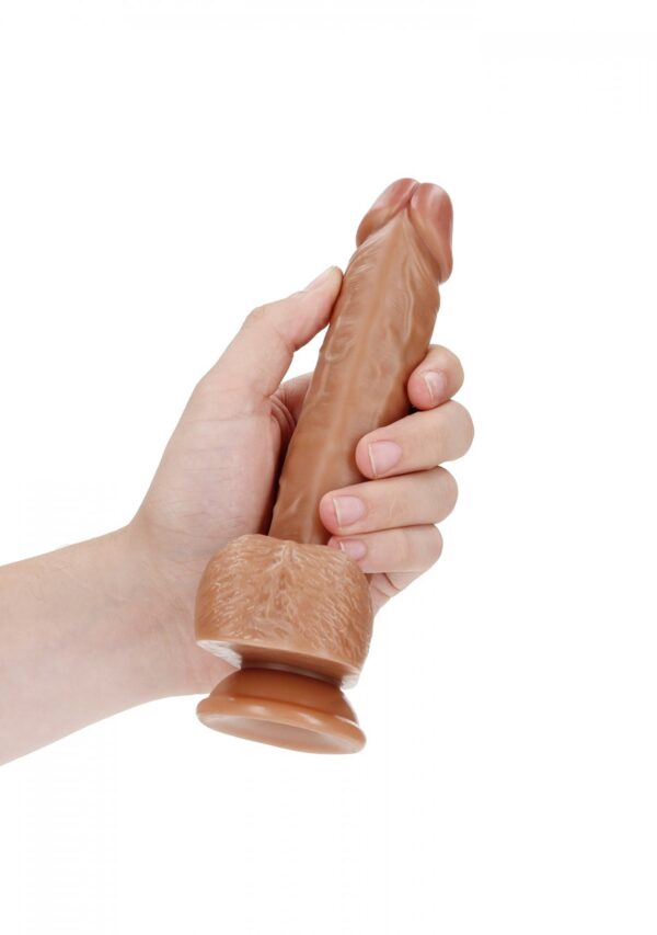 Straight Realistic Dildo  Balls  Suction Cup   7/ 18 cm - obrazek 6