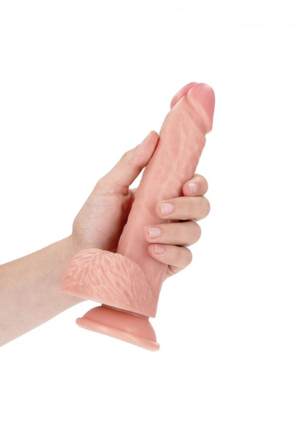 Straight Realistic Dildo  Balls  Suction Cup   8/ 20,5 cm - obrazek 6