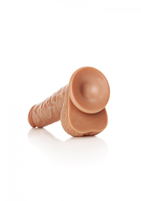 Straight Realistic Dildo  Balls  Suction Cup   9/ 23 cm - obrazek 6