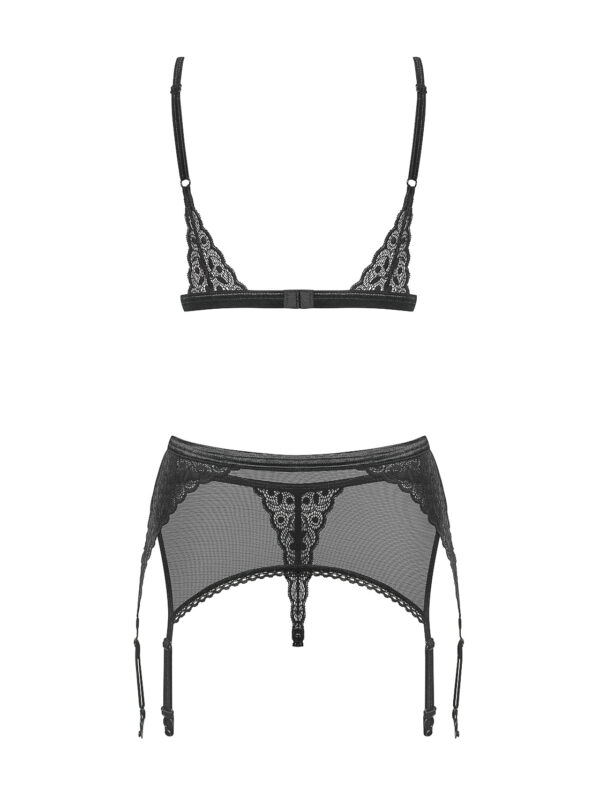 Bielizna Shibu komplet 3 częściowy czarny L/XL - obrazek 6