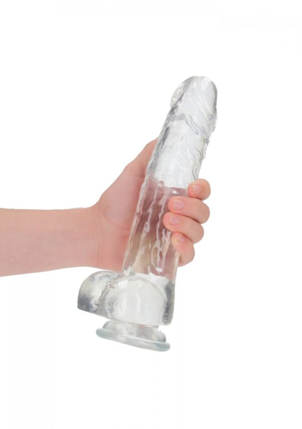 Realistic Dildo with Balls   10/ 25,4 cm - obrazek 6