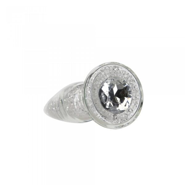 Pillow Talk   Fancy Luxurious Glass Anal Plug with Bonus Bullet - obrazek 6