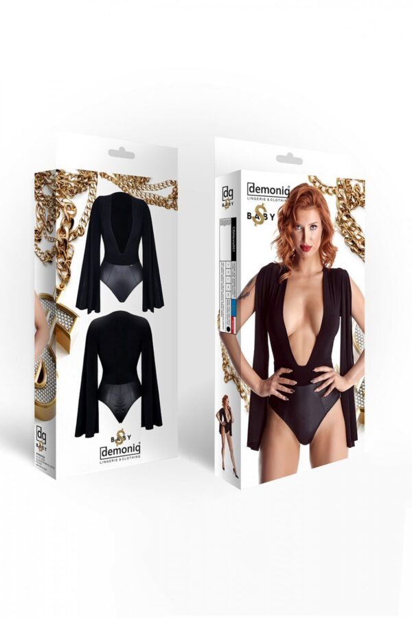 Bielizna ALEXIS001 body czarne XXL - obrazek 6