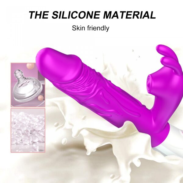 Wibrator Silicone, Vibrator USB, 7 vibration modes, Heating - obrazek 6