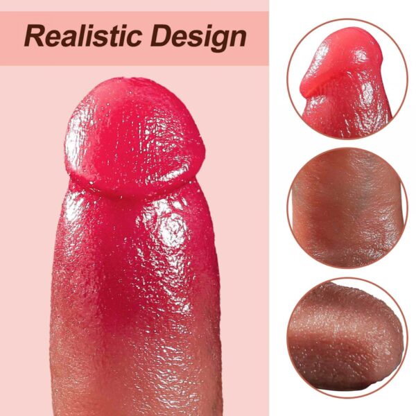 Wibrator Silicone, 10 vibration modes 7 thrusting function, Heating - obrazek 6