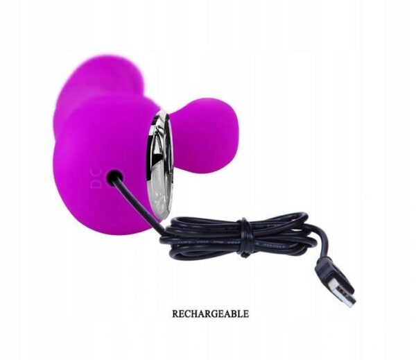 PRETTY LOVE  INTIMATE ,Silikonowy Wibrator z Ruchem Rotacyjnym - obrazek 6