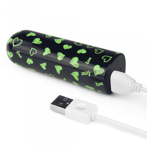 Rechargeable Glow in the dark Heart Massager - obrazek 6