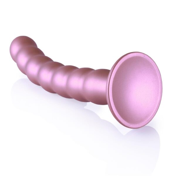 Beaded G Spot Dildo   8 / 20,5 cm   Rose Gold - obrazek 6