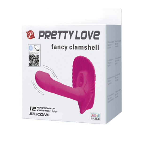 PRETTY LOVE   FANCY CLAMSHELL 12 function vibrations - obrazek 6