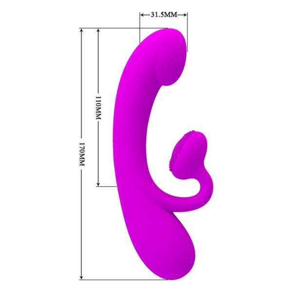 PRETTY LOVE   FULL COVER SILICONE, 10 vibration functions - obrazek 6