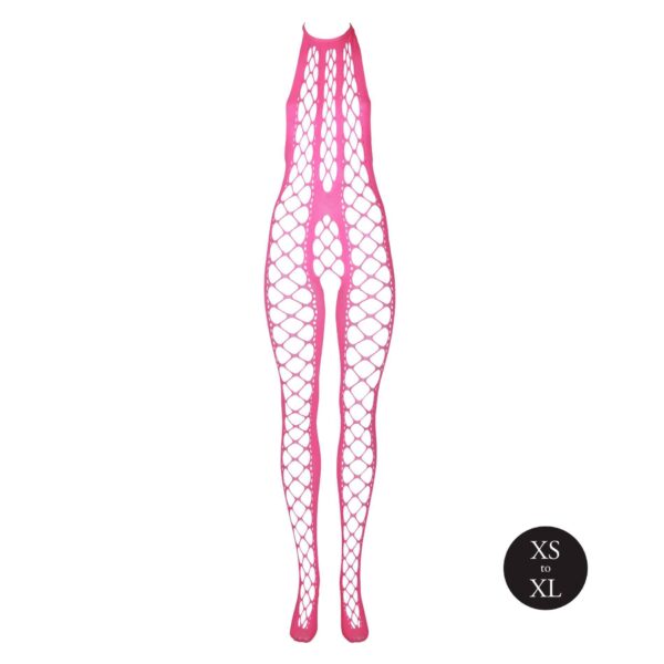 Bodystocking with Halterneck   Pink   XS/XL - obrazek 6