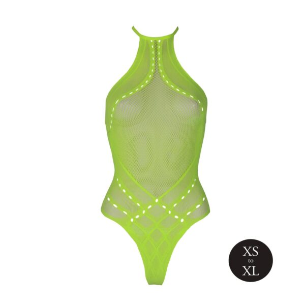 Body with Halter Neck   Neon Green   XS/XL - obrazek 6