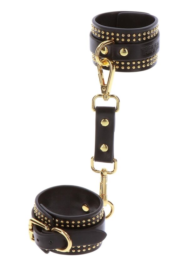 Studded Ankle Cuffs Set Black - obrazek 6