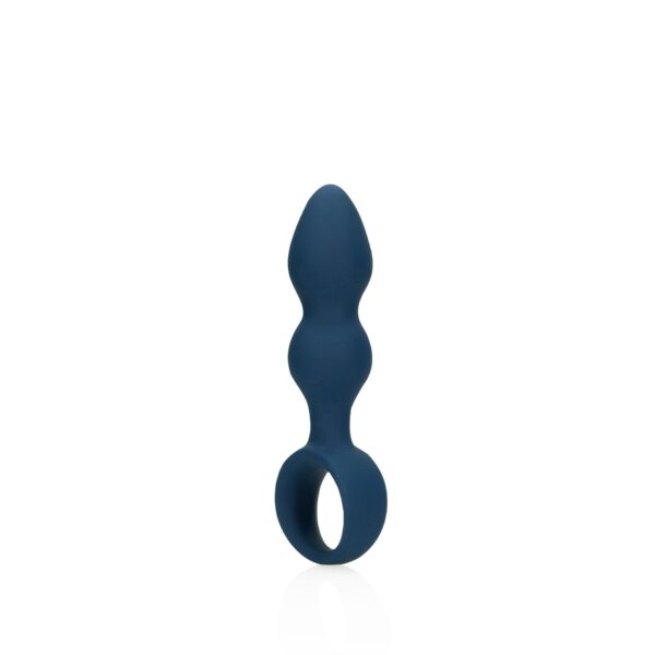 Teardrop Shaped Anal Plug   Medium   Baltic Blue - obrazek 6