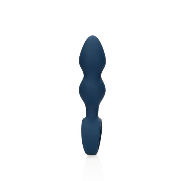Teardrop Shaped Anal Plug   Large   Baltic Blue - obrazek 6