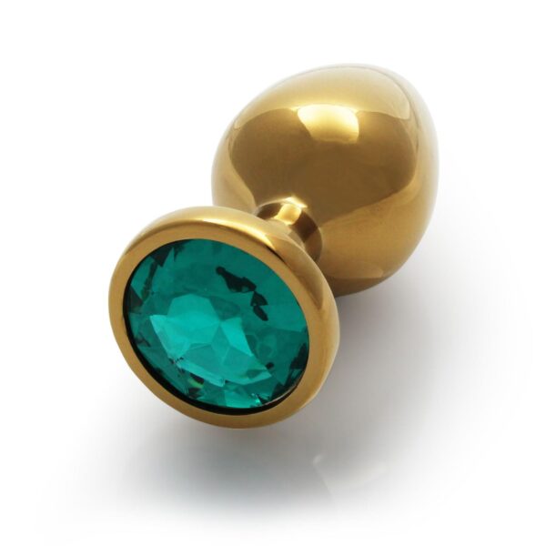 Round Gem Butt Plug   Large - obrazek 6